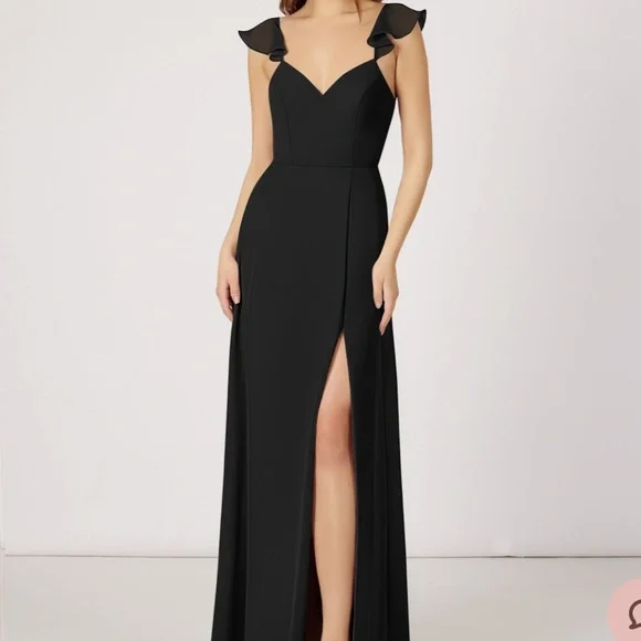 long black knit dress MIKUTA